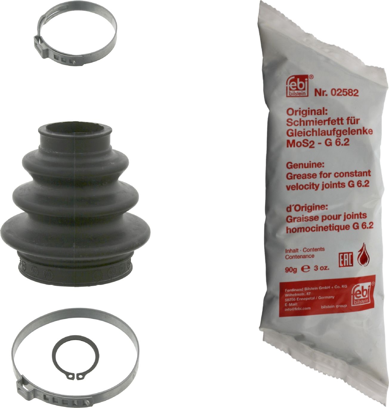 Пыльник ШРУСа наружный Febi Bilstein (Полихлоропрен (неопрен)). Артикул 26829