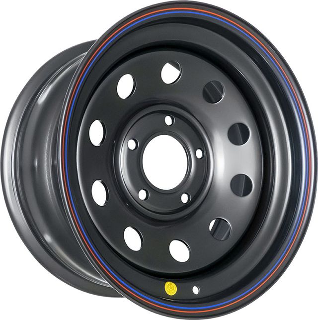 Колёсный диск OFF-ROAD Wheels усиленный стальной черный 5x130 8xR16 d84.1 E0 для Mercedes-Benz G-class. Артикул 1680-53084BL-0