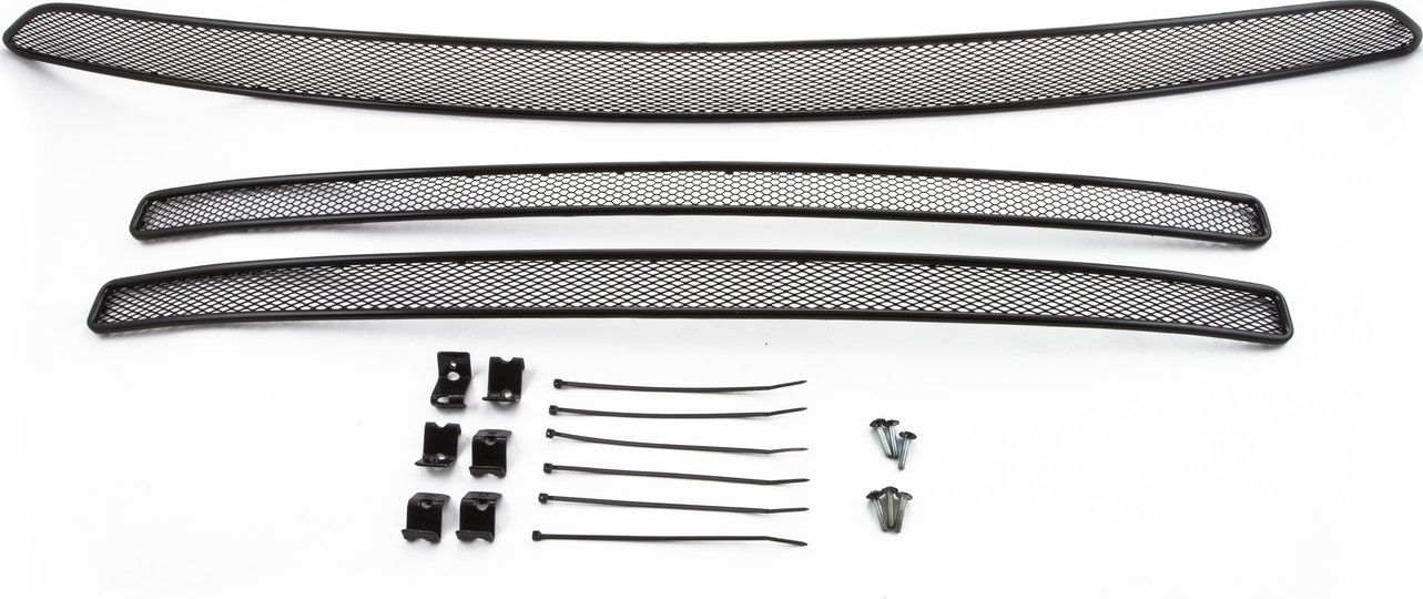 Сетка Arbori на решётку бампера, черная 10 мм для автомобилейбез камеры для TOYOTA RAV4 IV 2015-2019. Артикул 01-521815-101