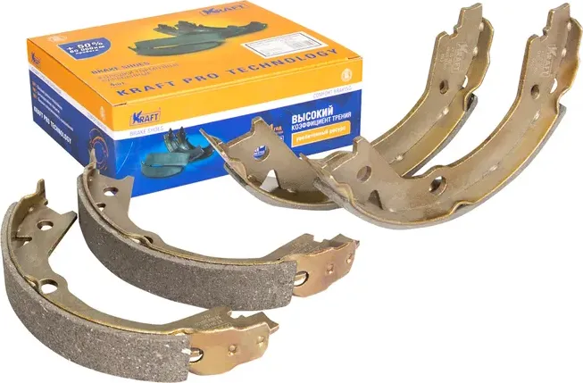 Колодки тормозные HYUNDAI/KIA SONATA/MAGENTIS 98- барабаные (Kraft). Артикул KT091521