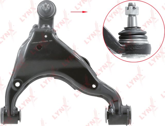 Поперечный рычаг передней подвески LYNXauto. Артикул C5993L