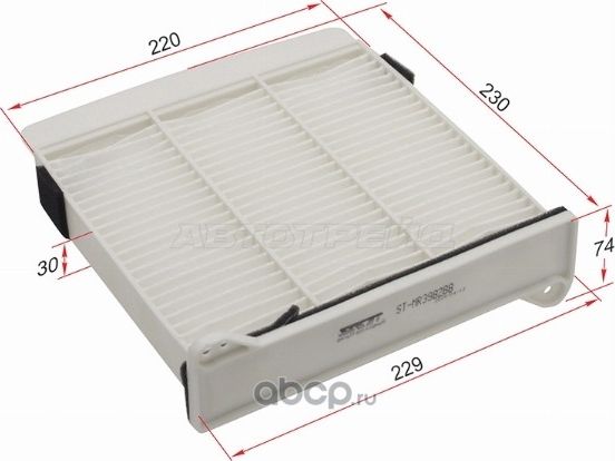 Фильтр салона MITSUBISHI L200 05-LANCER 00-07OUT (SAT). Артикул STMR398288