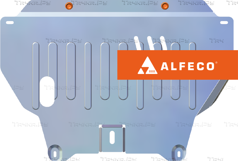 Защита алюминиевая Alfeco для картера и КПП Citroen Nemo I 2008-2015. Артикул ALF.06.07al