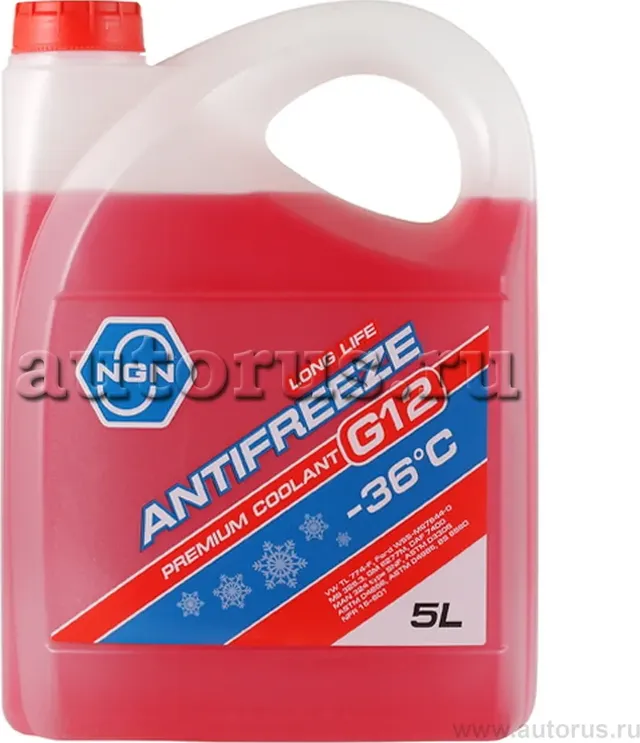 Антифриз G12-36 ANTIFREEZE 5L (NGN). Артикул v172485318
