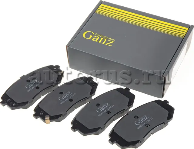 Колодки передние (Ganz). Артикул GIJ09384