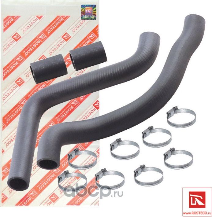 К-т патрубки радиатора ваз-2112 обр. до 2004г (Rosteco). Артикул 20152