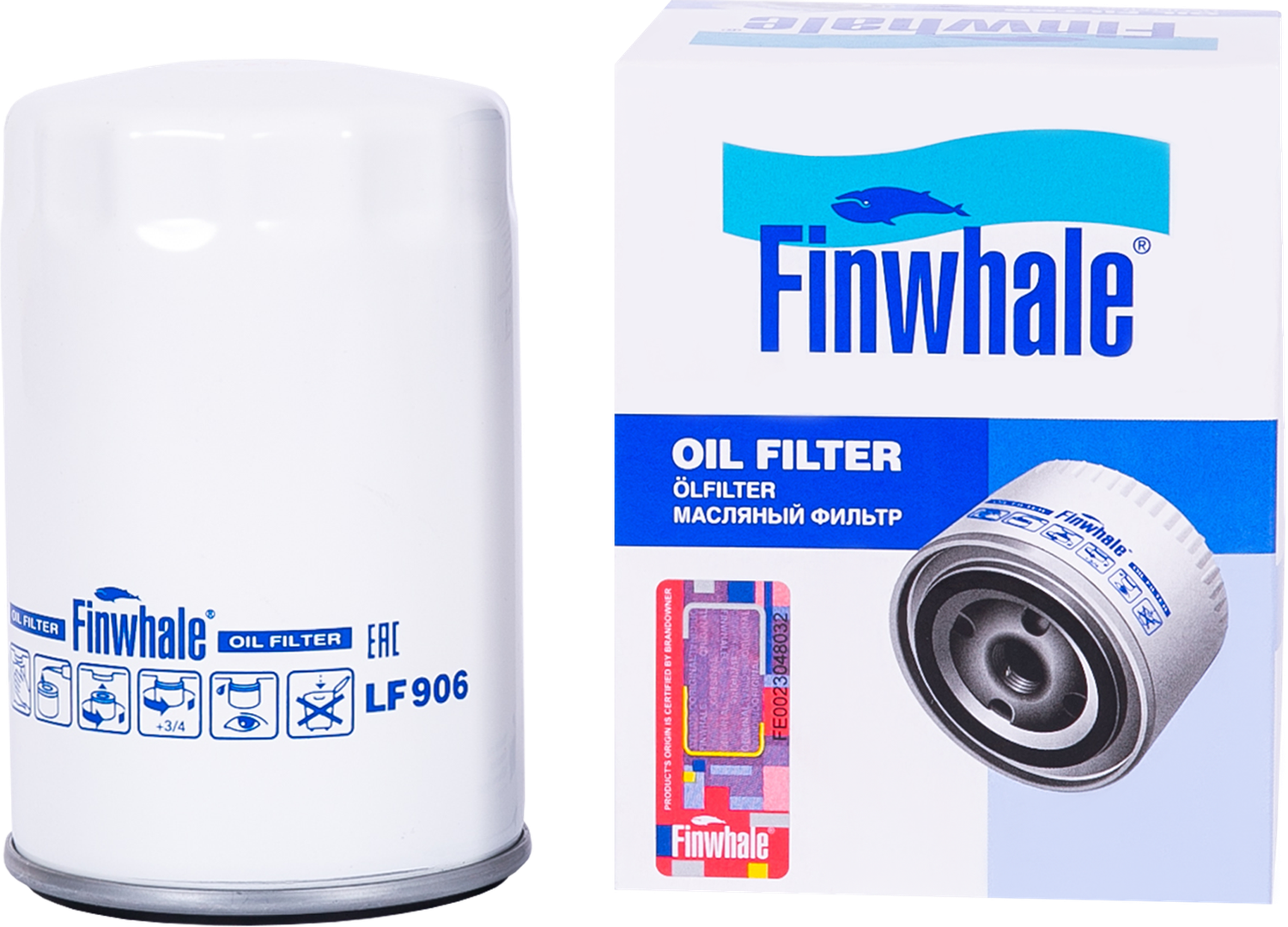 Масляный фильтр Finwhale. Артикул LF906