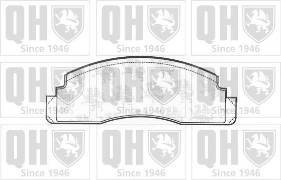 Тормозные колодки Quinton Hazell  передние для Ford Fiesta I 1976-1983. Артикул BP138
