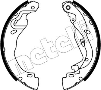 Тормозные колодки Metelli задние наружный для Renault Clio V 2019-2026. Артикул 53-0749