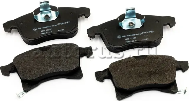 Колодки тормозные дисковые | перед | (Allied Nippon). Артикул ADB31307