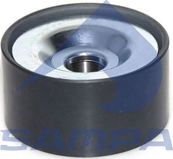 Натяжной ролик (натяжитель) приводного поликлинового ремня Sampa. Артикул 100.302