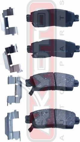 Тормозные колодки Akyoto Packing AKYOTO. Артикул AKD-0883