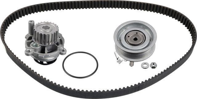Помпа (водяной насос) с комплектом ремня ГРМ Febi Bilstein. Артикул 32814