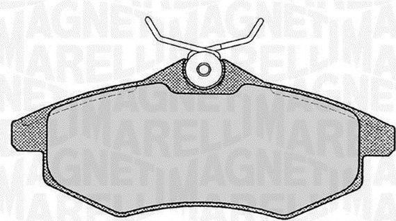 Тормозные колодки Magneti Marelli. Артикул 363916060173