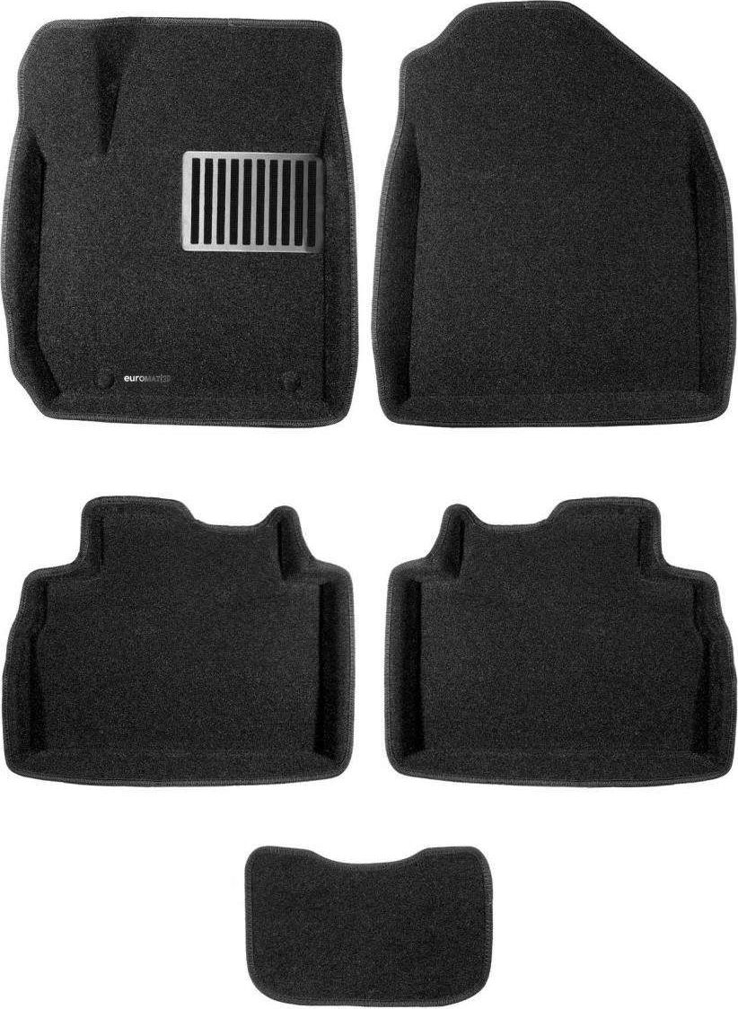 Коврики текстильные Euromat 3D Lux для салона Kia Soul III 2019-2026. Артикул EM3D-002907