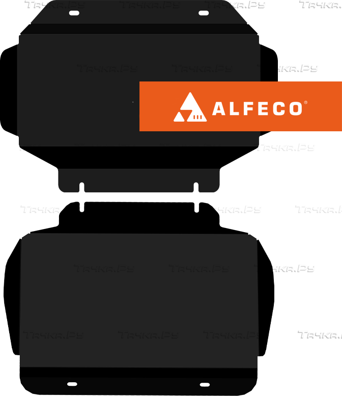 Защита Alfeco для картера Cadillac Escalade III 2006-2014. Артикул ALF.37.01