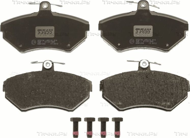 Тормозные колодки TRW COTEC передние для Volkswagen Passat B5 1996-2000. Артикул GDB1266