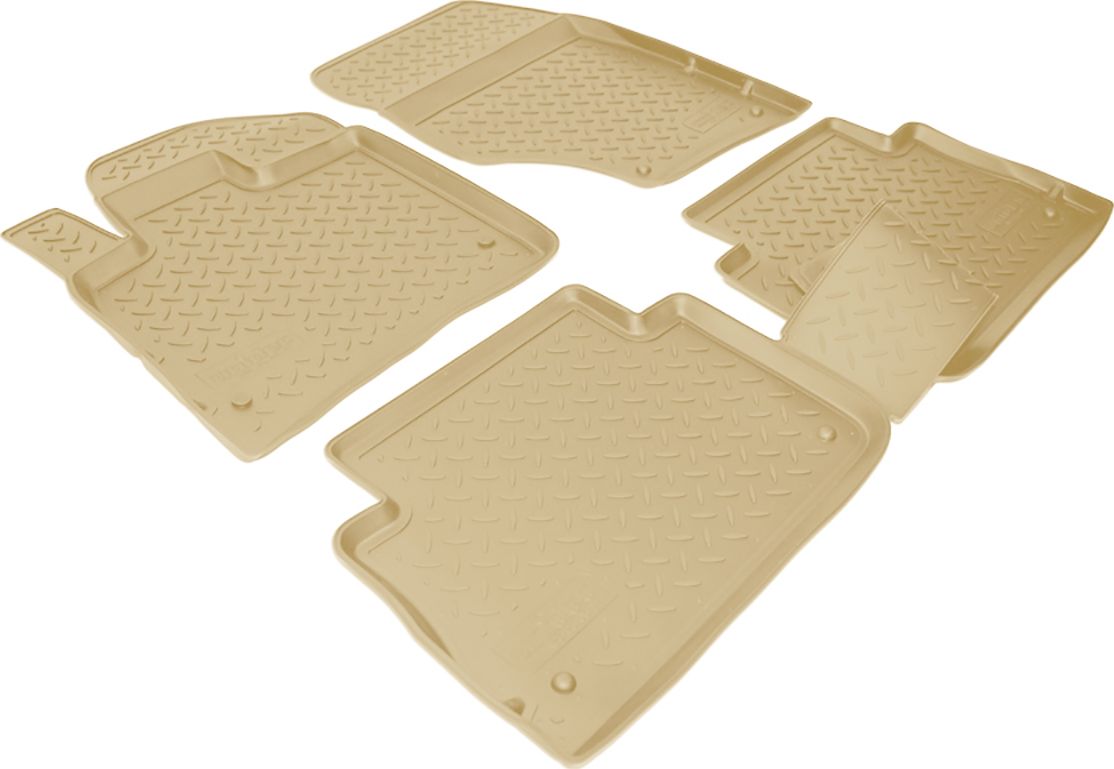 Коврики Норпласт для салона Audi Q7 I (4LB) 2005-2014 БЕЖЕВЫЕ. Артикул NPL-Po-05-77-B