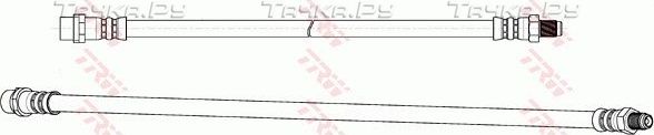 Тормозной шланг TRW задний правый/левый внутренний для Mercedes-Benz Sprinter 904 1995-2006. Артикул PHB677