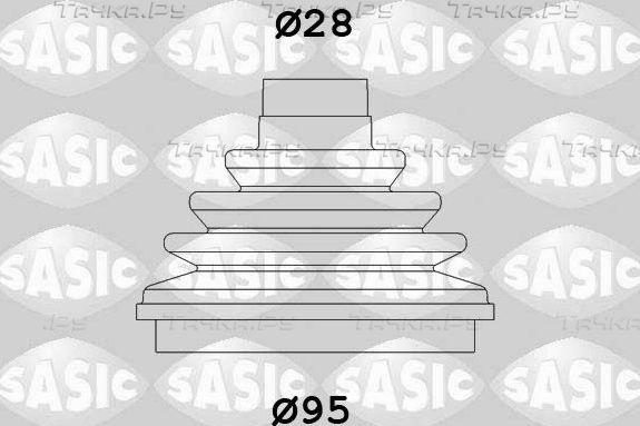 Пыльник ШРУСа наружный Sasic для Citroen Evasion 1994-2002. Артикул 2933003