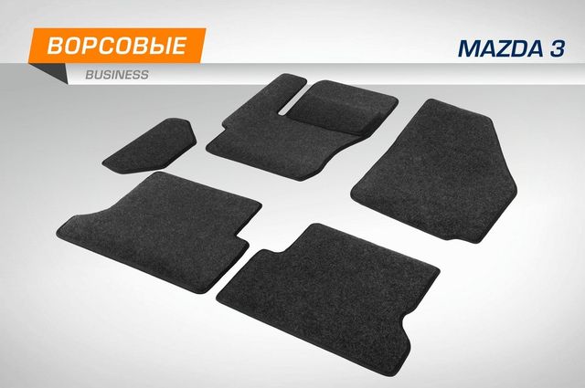 Комплект ковриков AutoFlex для салона Mazda 3 l 2003-2009. Артикул 5380401