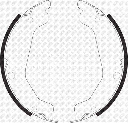 Тормозные колодки (стояночная тормозная система) NiBK. Артикул FN0631