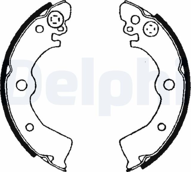 Тормозные колодки Delphi. Артикул LS1650