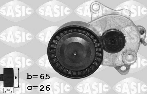 Натяжной ролик (натяжитель) приводного клинового зубчатого ремня Sasic. Артикул 1626188