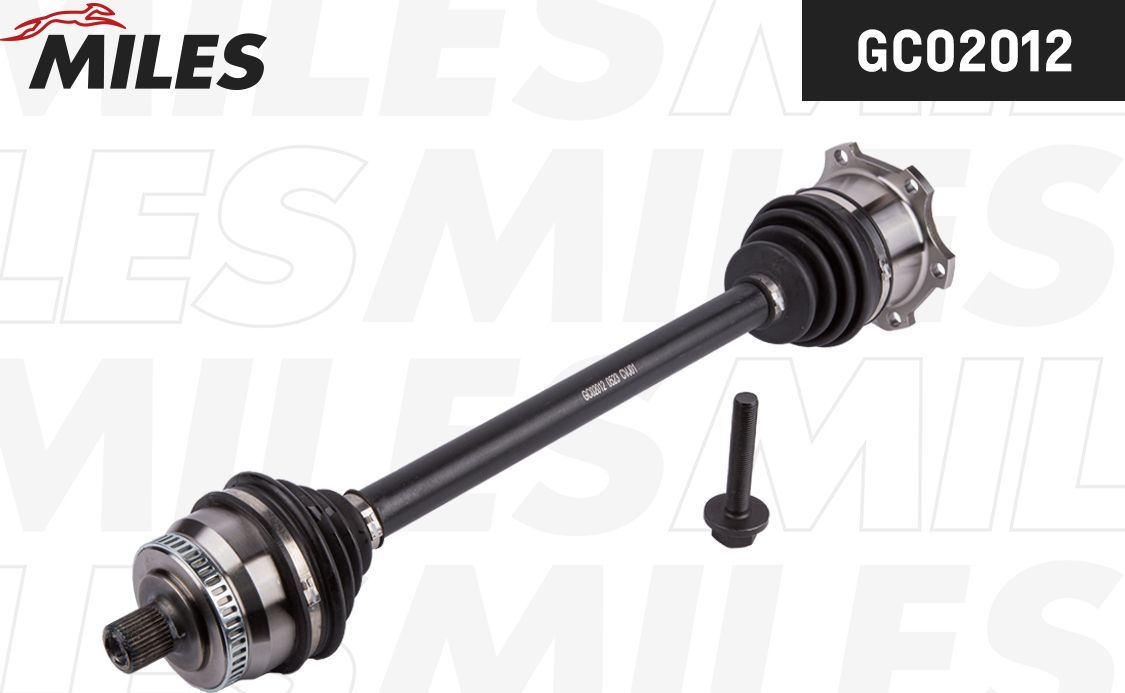 Полуось (привод в сборе, приводной вал) Miles. Артикул GC02012