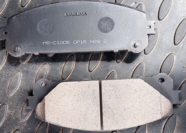 Тормозные колодки Masuma. Артикул MS-C1005