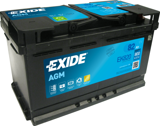 Аккумулятор Exide AGM. Артикул EK820
