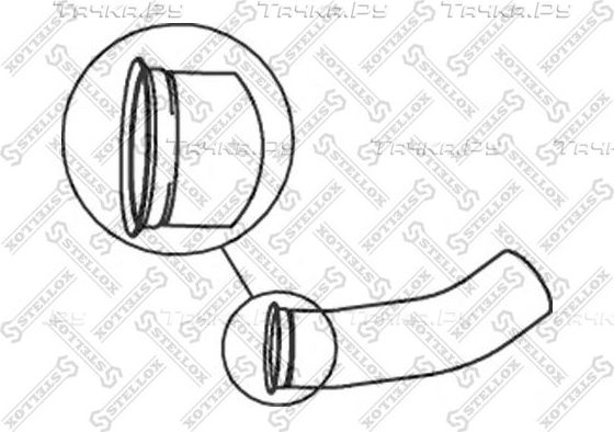 Глушитель Stellox передний для Renault Premium II 2005-2013. Артикул 82-03763-SX