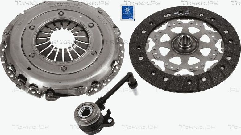 Сцепление (комплект) SACHS XTend Kit plus CSC для Nissan X-Trail T32 2014-2026. Артикул 3000 990 576