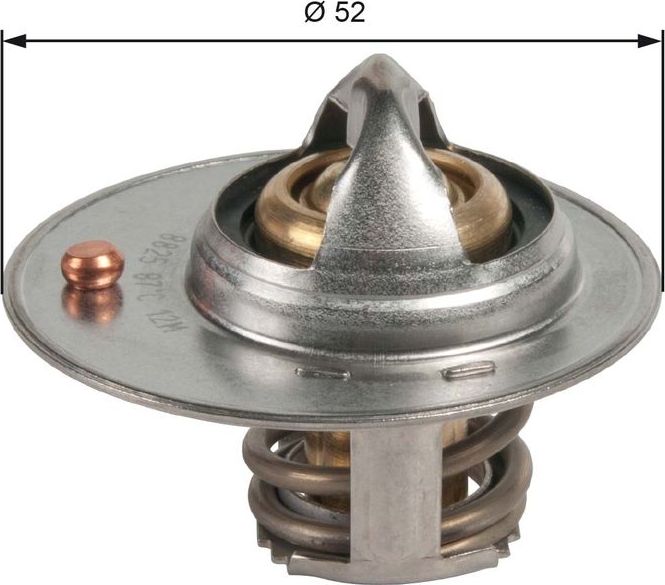 Термостат Gates для Mitsubishi Mirage VI 2012-2026. Артикул TH49087G1