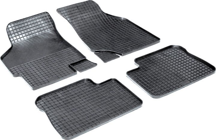 Коврики резиновые Seintex с узором сетка для салона Kia Spectra 2006-2011. Артикул 00114
