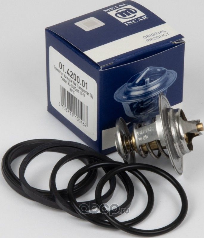 Термостат METAL INCAR для а/м VW Transporter T4/Passat B3-B4/Golf III-IV 87С (те (Metal-Incar). Артикул 01420001