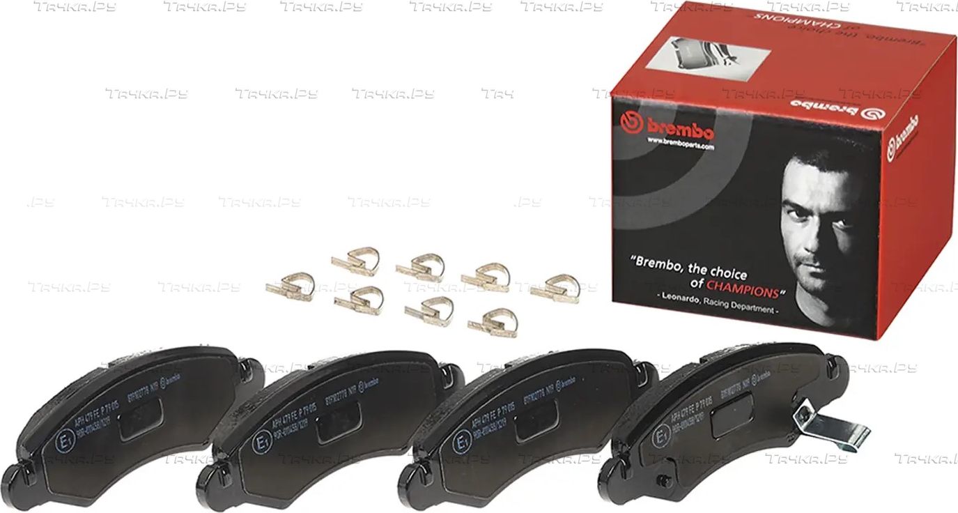 Тормозные колодки Brembo передние для Subaru Justy III 2003-2007. Артикул P 79 015