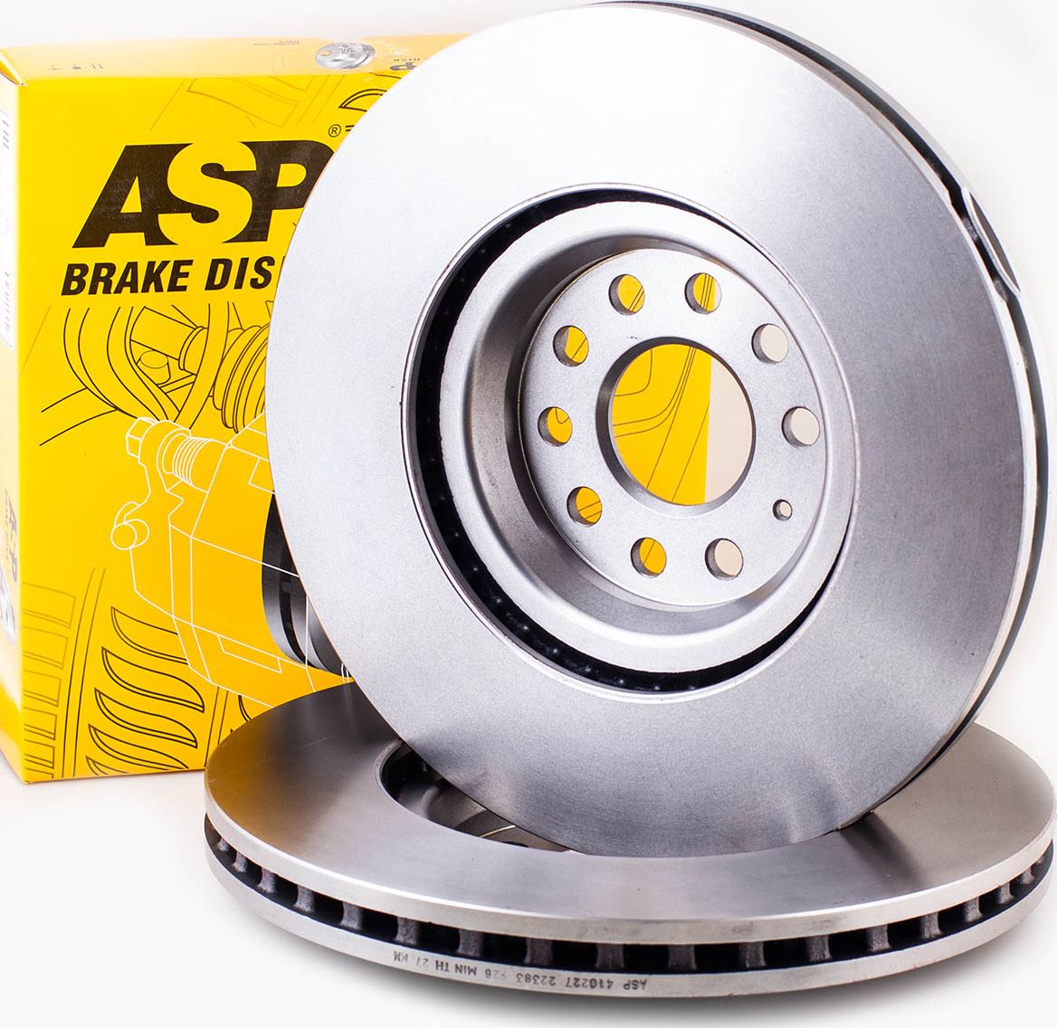 Диск тормозной Skoda Octavia A7 (13-)/VW Golf VII (12-) передний вентилируемый D (ASP). Артикул 410227