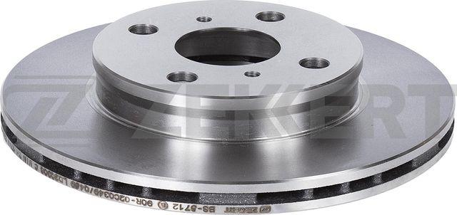 Тормозной диск Zekkert передний для Toyota Paseo II (L50) 1996-1998. Артикул BS-5712