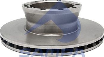 Тормозной диск Sampa передний для MAN L2000 1993-2005. Артикул 021.045