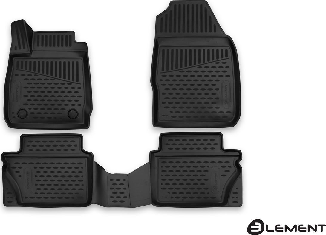 Коврики Element для салона Ford Fiesta VI рестайлинг 2015-2019. Артикул ELEMENT3D1658210k