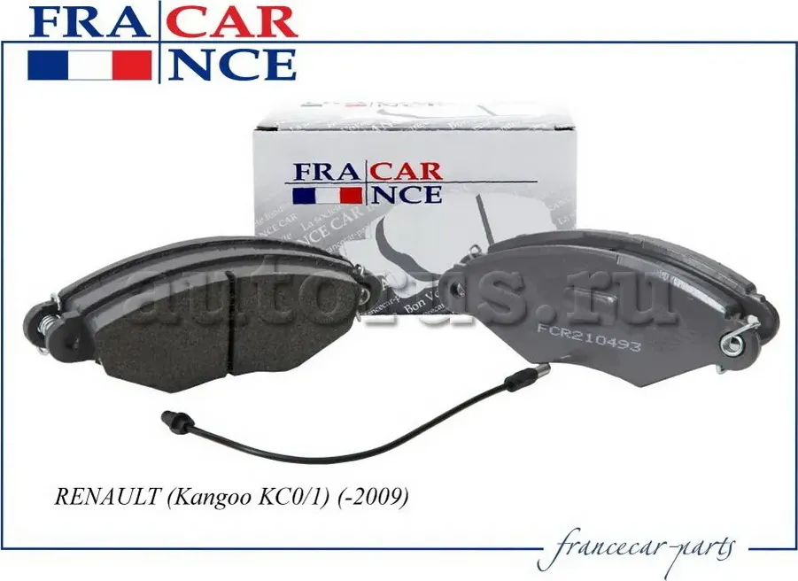 Колодки (Francecar). Артикул FCR210493