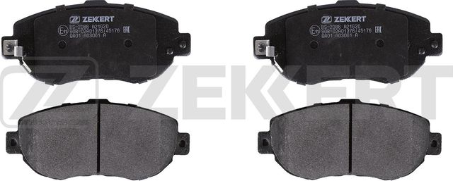 Тормозные колодки Zekkert. Артикул BS-2086