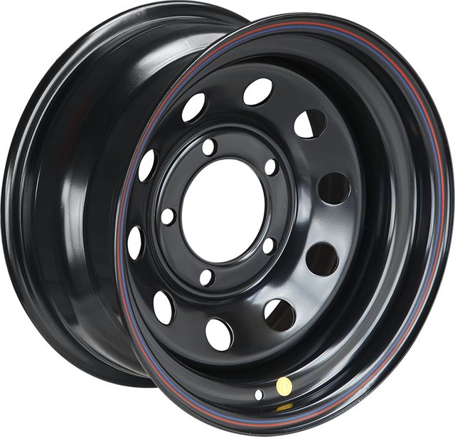 Колёсный диск OFF-ROAD Wheels усиленный стальной черный 5x150 8xR16 d113 ET-14 для Toyota Land Cruiser 100 1998-2008. Артикул 1680-55013BL-14