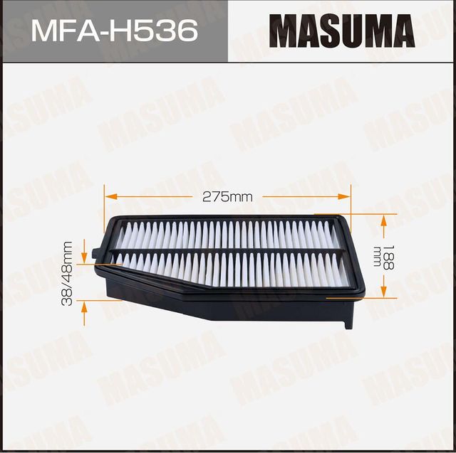 Фильтр воздушный (Masuma). Артикул MFA-H536