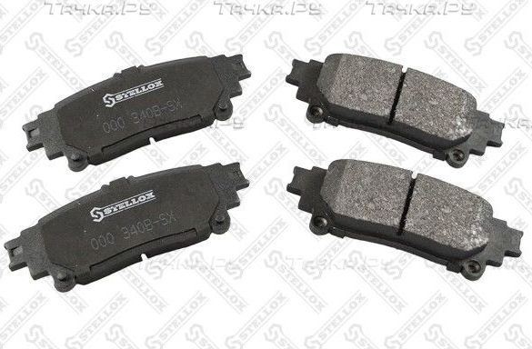 Тормозные колодки Stellox задние для Lexus RC I 2014-2026. Артикул 000 340B-SX