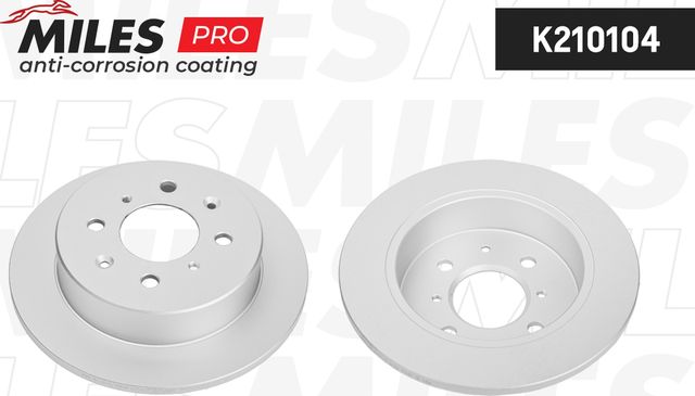 Тормозной диск Miles для Acura Integra I 1985-1990. Артикул K210104