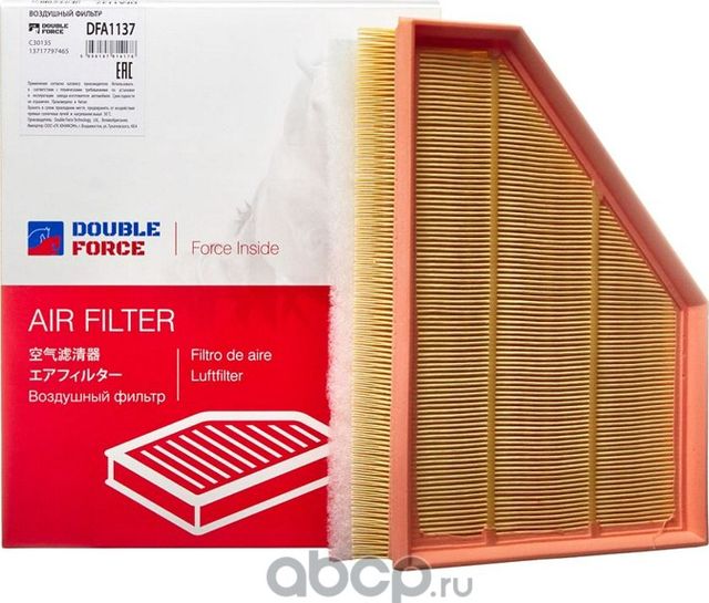 Фильтр воздушный DOUBLEFORCE (Double Force). Артикул DFA1137