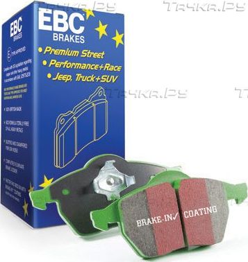 Тормозные колодки EBC Brakes задние для Suzuki Swift III 2005-2011. Артикул DP22120