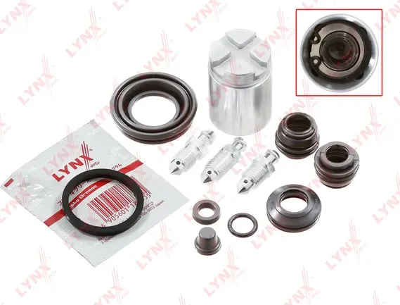 Ремкомплект тормозного суппорта с поршнем | зад | (Lynxauto). Артикул BC6501